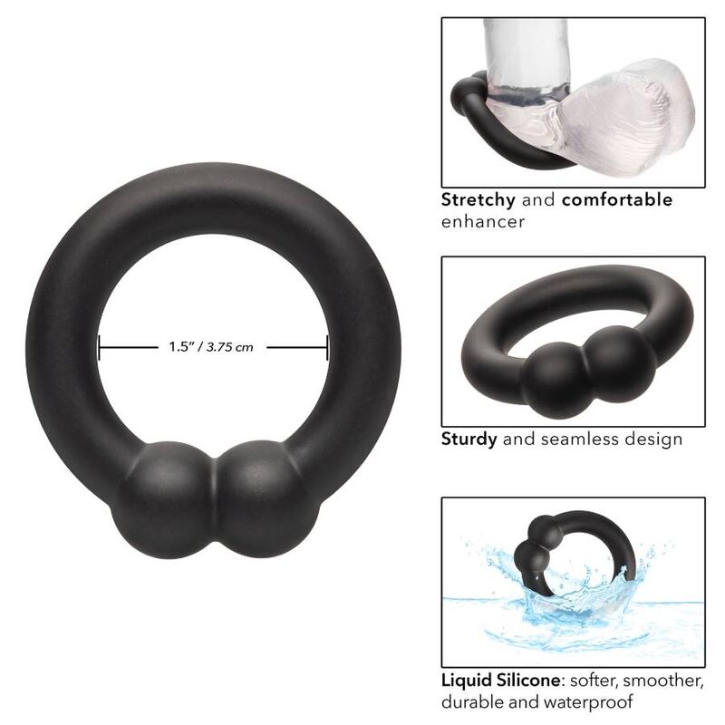 CALEXOTICS - BAGUE MUSCULAIRE ALPHA NOIR CALEXOTICS