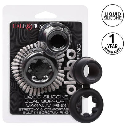 CALEXOTICS - BAGUE ALPHA DUAL MAGNUM NOIR CALEXOTICS