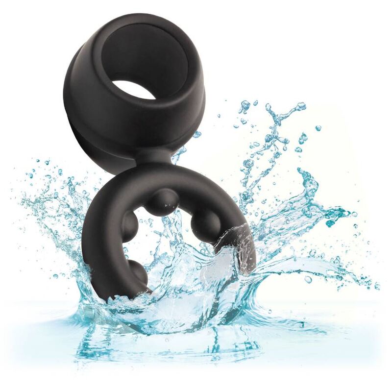 CALEXOTICS - BAGUE ALPHA DUAL MAGNUM NOIR CALEXOTICS