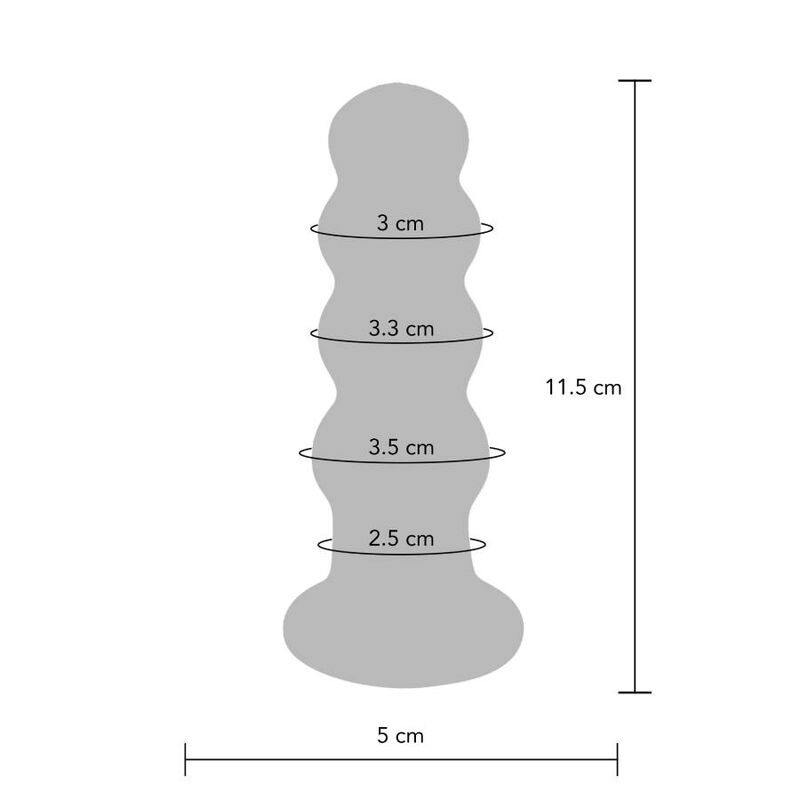 TOYJOY - FESSES LE BOUCHON EN VERRE RADIANT TOYJOY