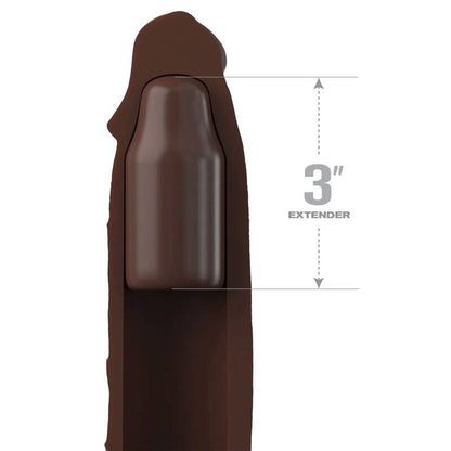 FANTASY X- TENSIONS - PIPEDREAMS RALLONGE W SANGLE 17,78 CM MARRON FANTASY X-TENSIONS