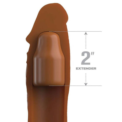 FANTASY X- TENSIONS - POCHETTE PIPEDREAMS 20,32 CM + 5,00 CM INCH PLUG CARAMEL FANTASY X-TENSIONS