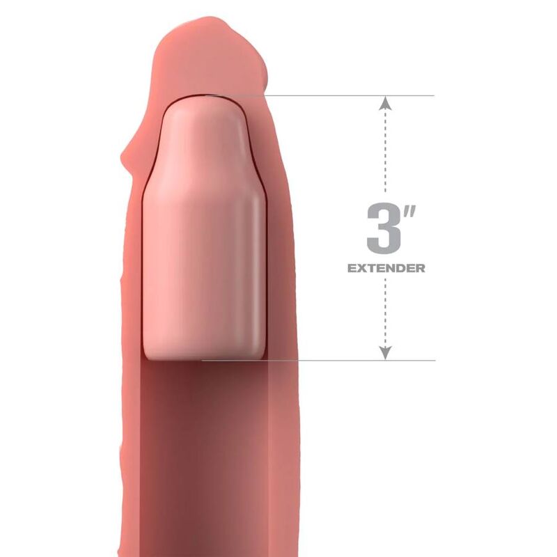 FANTASY X- TENSIONS - MANCHE PIPEDREAMS 22,86 CM + PEAU PLUG 7,62 CM FANTASY X-TENSIONS