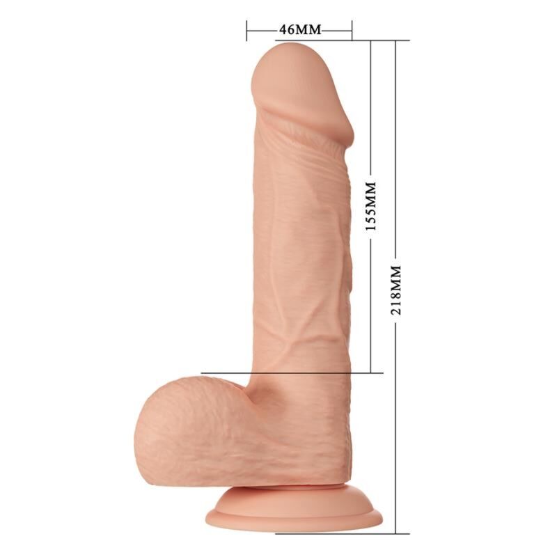 BAILE - BELLE RENCONTRE BAHAMUT GODE RÉALISTE FLEXIBLE 21.8 CM NATUREL BAILE DILDOS