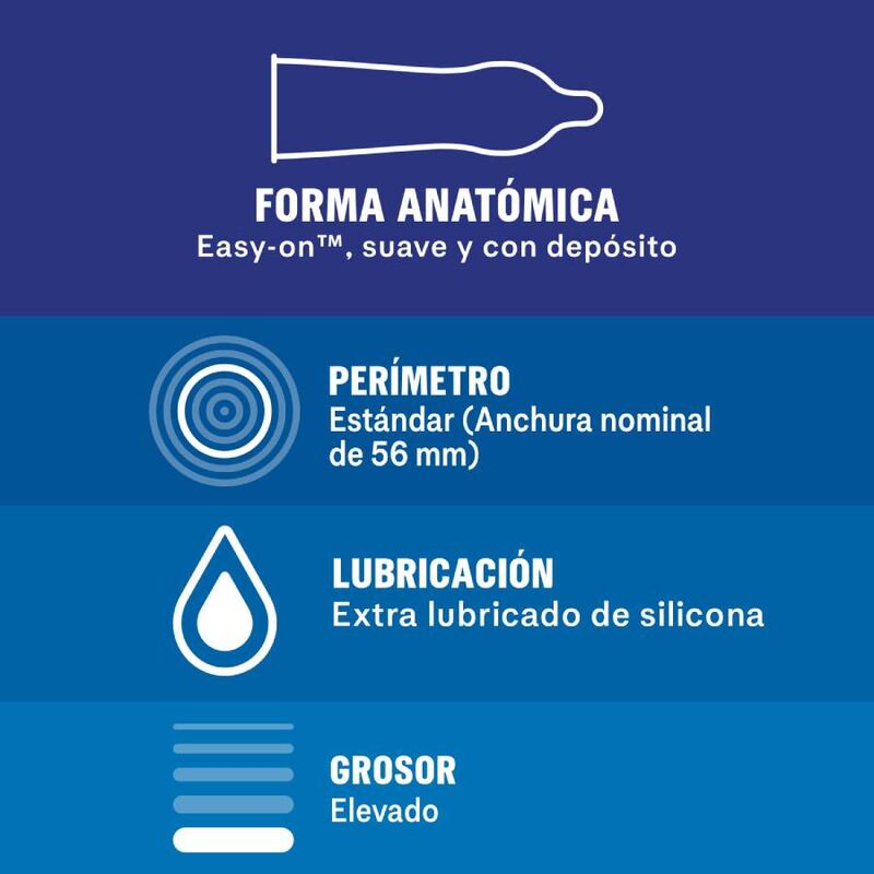 DUREX - EXTRA SÉGURO 12 UNITÉS DUREX CONDOMS