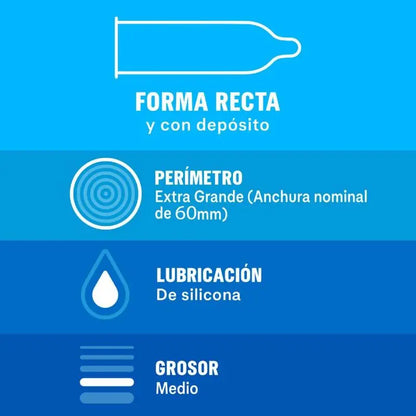 DUREX - NATUREL XL 12 UNITÉS DUREX CONDOMS