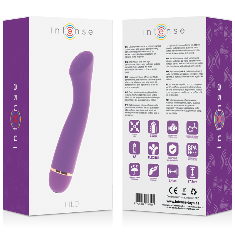 INTENSE - LILO 20 VITESSES SILICONE LILA INTENSE FUN TOYS
