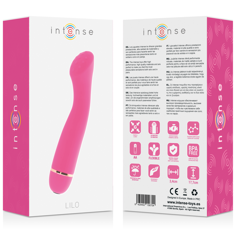 INTENSE - LILO 20 VITESSES SILICONE ROSE INTENSE FUN TOYS
