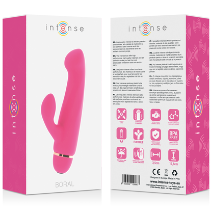 INTENSE - BORAL 20 VITESSES SILICONE ROSE INTENSE FUN TOYS