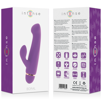 INTENSE - BORAL 20 VITESSES SILICONE LILAS INTENSE FUN TOYS