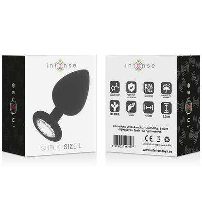 INTENSE - PLUG ANAL SHELKI L NOIR INTENSE ANAL TOYS
