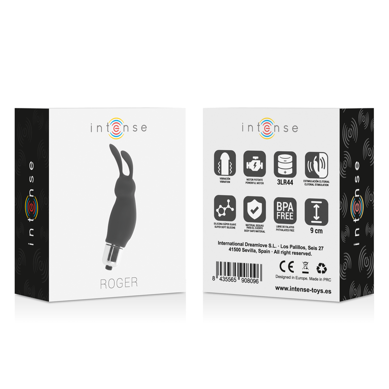 INTENSE - LAPIN ROGER NOIR INTENSE FUN TOYS