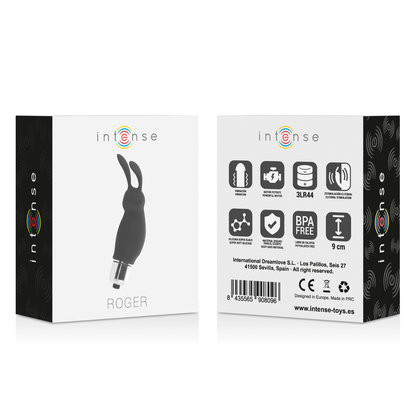 INTENSE - LAPIN ROGER NOIR INTENSE FUN TOYS