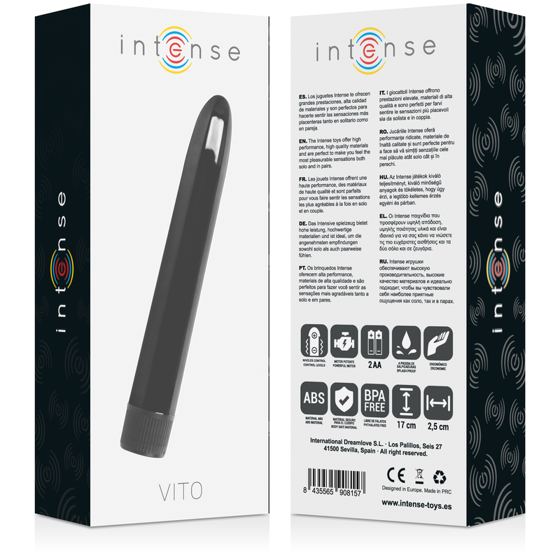 INTENSE - VIBRATEUR VITO NOIR INTENSE FUN TOYS