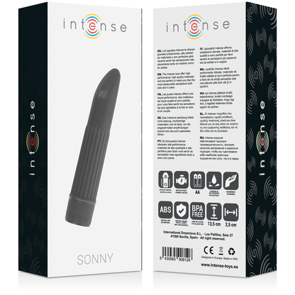 INTENSE - VIBRATEUR SONNY NOIR INTENSE FUN TOYS