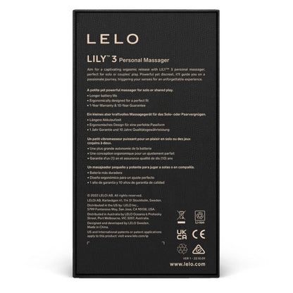 LELO - MASSEUR PERSONNEL LILY 3 - LAVANDE LELO
