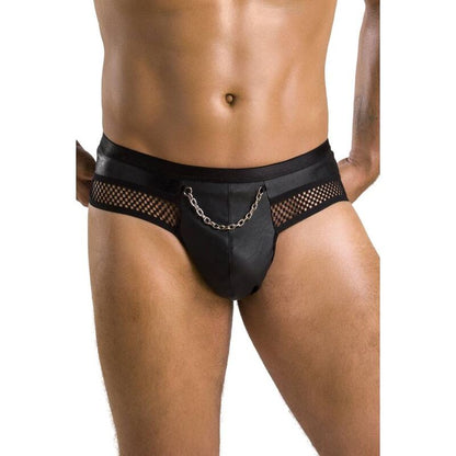 PASSION - 030 SLIP OUVERT TOM NOIR L/XL PASSION MEN