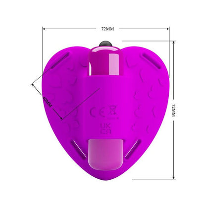 PRETTY LOVE - MASSEUR DE CLITORIS HEARTBEAT 10 MODES DE VIBRATION VIOLET PRETTY LOVE FLIRTATION