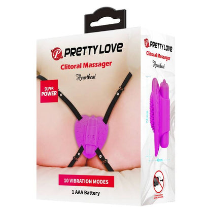 PRETTY LOVE - MASSEUR DE CLITORIS HEARTBEAT 10 MODES DE VIBRATION VIOLET PRETTY LOVE FLIRTATION