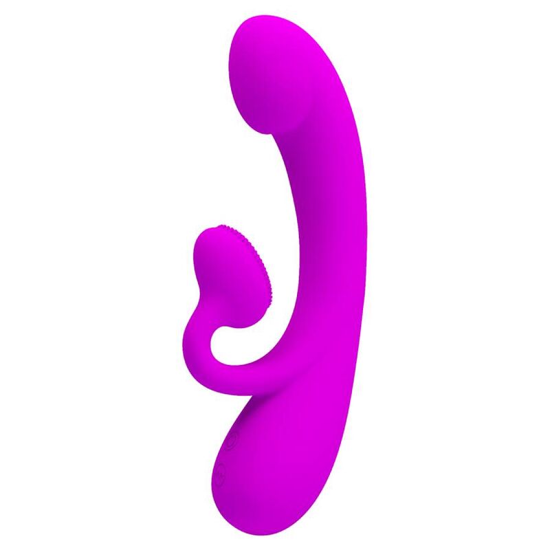 PRETTY LOVE - VIBRATEUR ET SUCCION CLITORISÉ EN SILICONE SINCÈRE VIOLET PRETTY LOVE