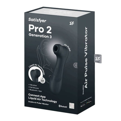 SATISFYER - PRO 2 GENERACIÓN 3 NOIR BLUETOOTH ET APPLICATION SATISFYER AIR PULSE