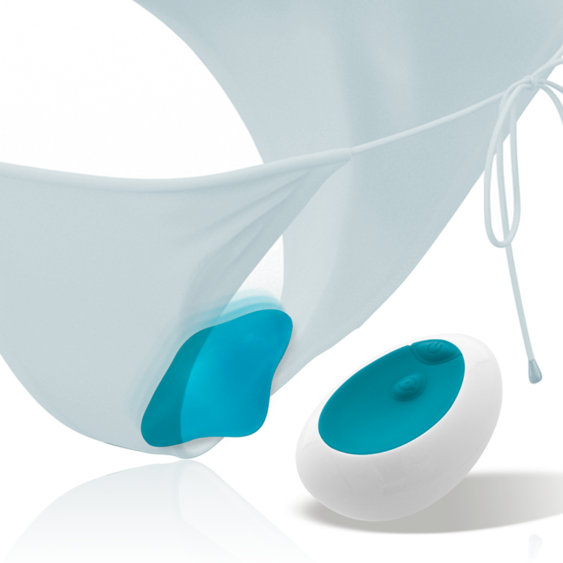 INTENSE - SAMANTHA PANTIE TÉLÉCOMMANDE BLEU INTENSE FUN TOYS