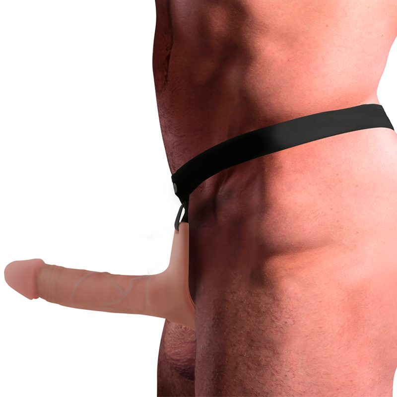 INTENSE - HARNAIS CREUX AVEC GODE EN SILICONE 16 X 3,5 CM INTENSE COUPLES TOYS