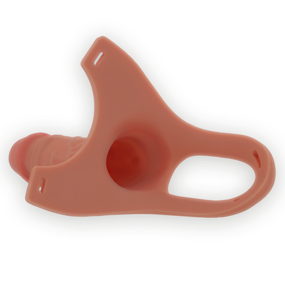 INTENSE - HARNAIS CREUX AVEC GODE EN SILICONE 16 X 3,5 CM INTENSE COUPLES TOYS