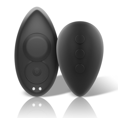 BLACK&SILVER - CULOTTE VIBRANTE RECHARGEABLE EN SILICONE PRESTON NOIRE BLACK&SILVER