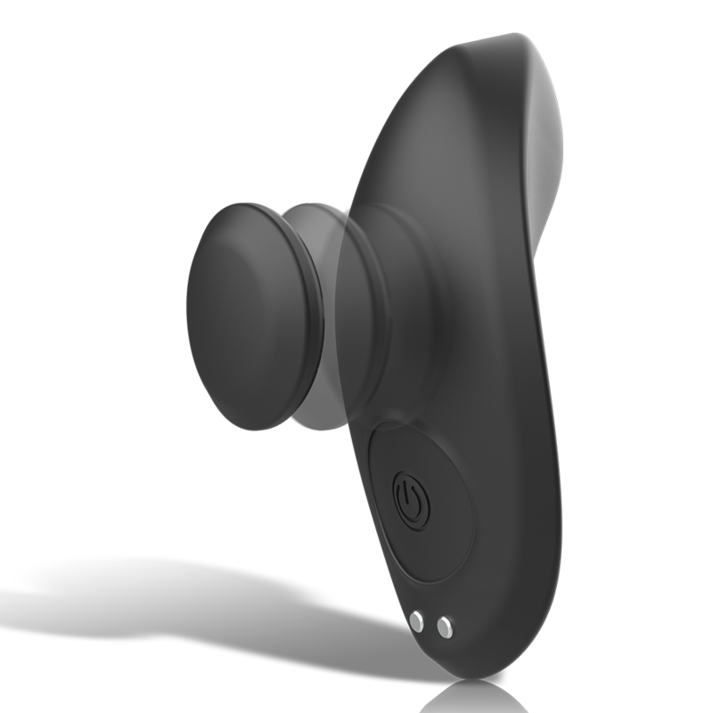 BLACK&SILVER - CULOTTE VIBRANTE RECHARGEABLE EN SILICONE PRESTON NOIRE BLACK&SILVER