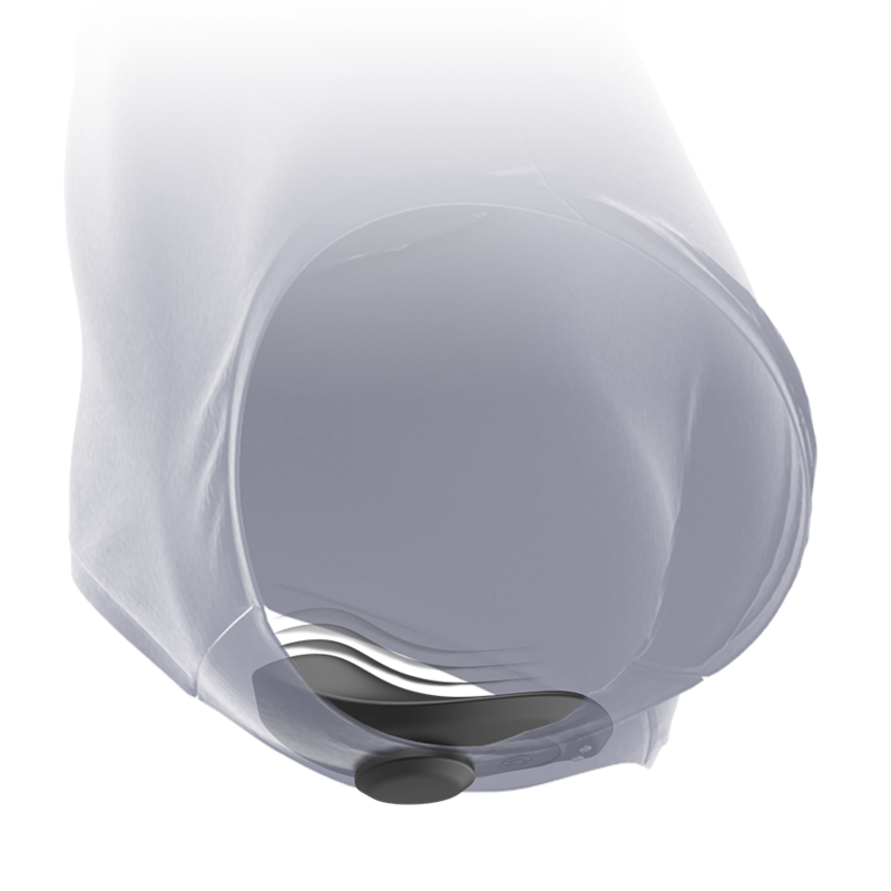 BLACK&SILVER - CULOTTE VIBRANTE RECHARGEABLE EN SILICONE PRESTON NOIRE BLACK&SILVER