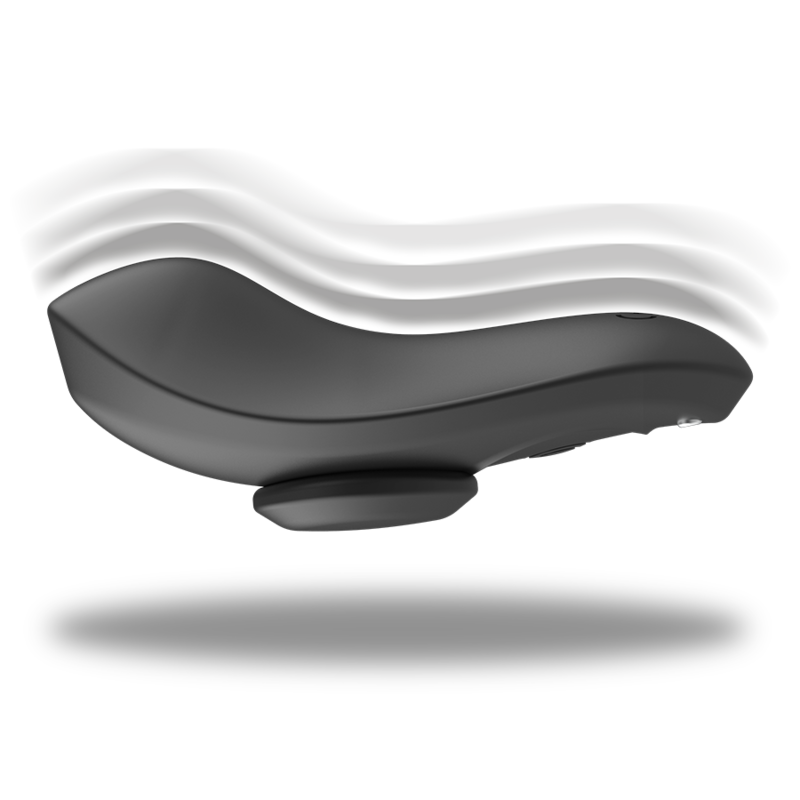 BLACK&SILVER - CULOTTE VIBRANTE RECHARGEABLE EN SILICONE PRESTON NOIRE BLACK&SILVER