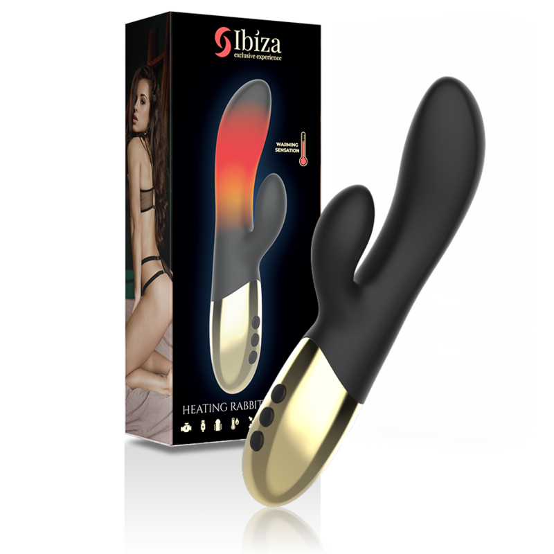 IBIZA - VIBRATEUR CHAUFFANT LAPIN IBIZA TECHNOLOGY