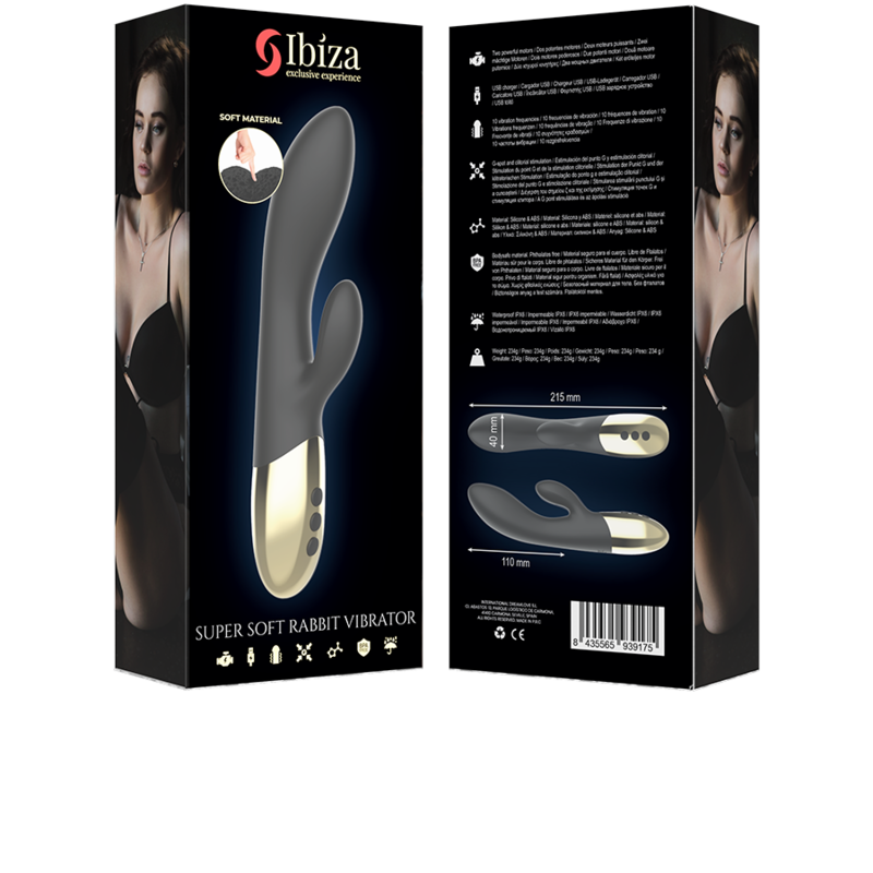 IBIZA - VIBRATEUR LAPIN SUPER DOUX IBIZA TECHNOLOGY