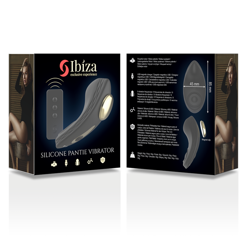 IBIZA - TÉLÉCOMMANDE VIBRATEUR PANTIE EN SILICONE IBIZA TECHNOLOGY