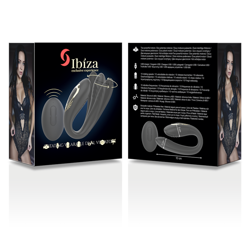 IBIZA - DOUBLE VIBRATEUR ROTATIF IBIZA TECHNOLOGY