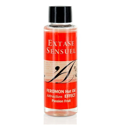EXTASE SENSUAL - HUILE DE MASSAGE EFFET THERMIQUE AUX PHÉROMONES DE FRUITS DE LA PASSION 100 ML EXTASE SENSUAL