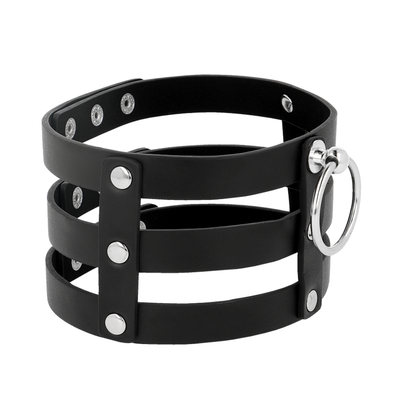 COQUETTE CHIC DESIRE - RAS DE COU EN CUIR VÉGAN STYLE FÉTICHE COQUETTE ACCESSORIES