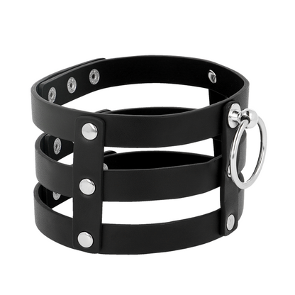 COQUETTE CHIC DESIRE - RAS DE COU EN CUIR VÉGAN STYLE FÉTICHE COQUETTE ACCESSORIES
