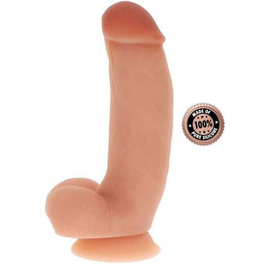 GET REAL - GODE EN SILICONE 18 CM AVEC BALLES PEAU GET REAL
