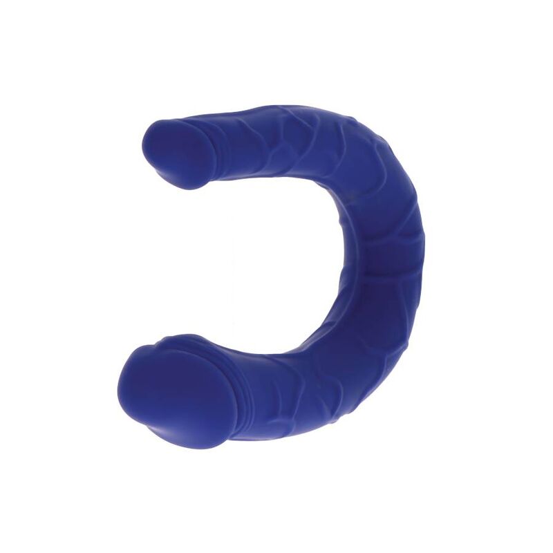 GET REAL - MINI DOUBLE DONG RÉALISTE BLEU GET REAL