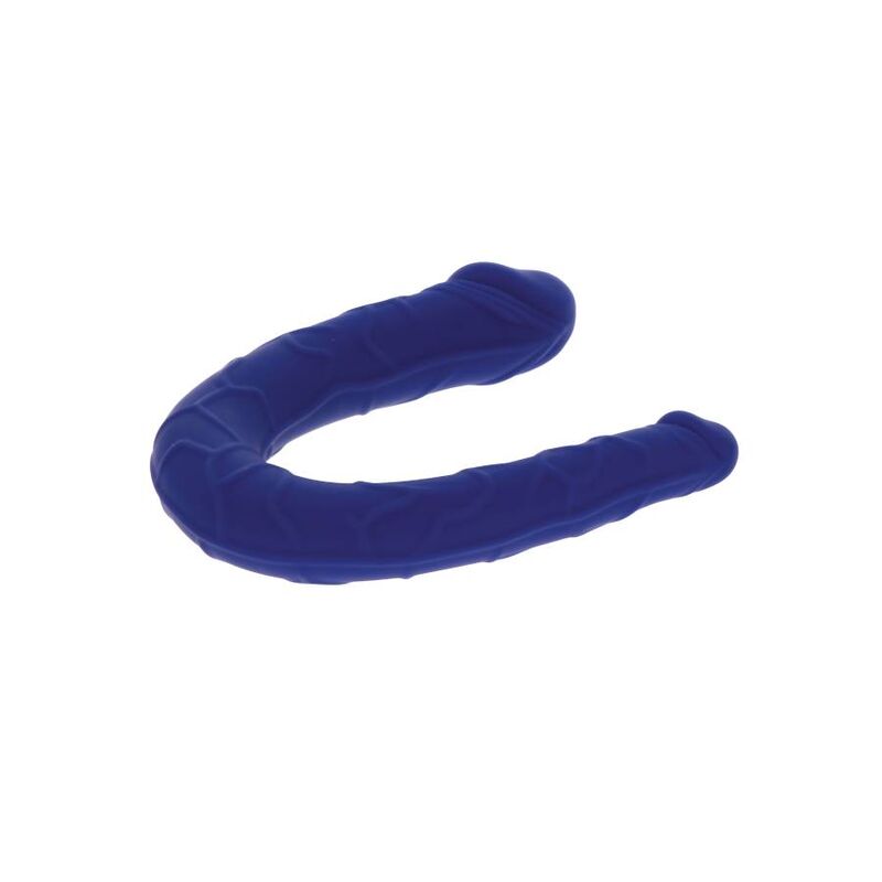 GET REAL - MINI DOUBLE DONG RÉALISTE BLEU GET REAL