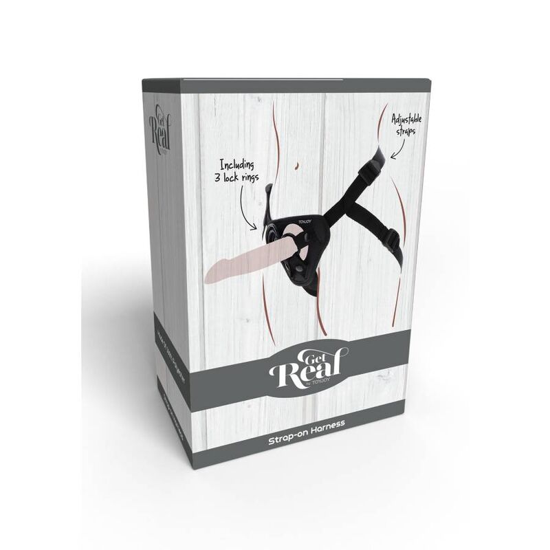 GET REAL - HARNAIS  SANGLE NOIR GET REAL