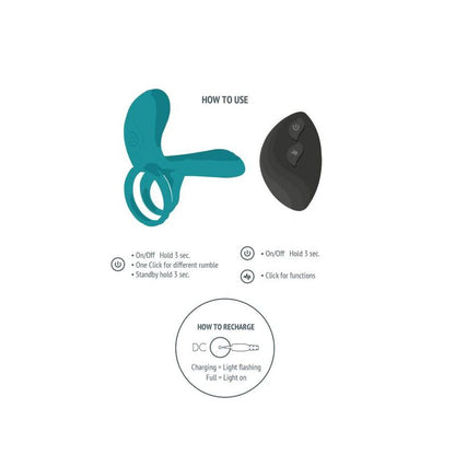 XOCOON - ANNEAU VIBRATEUR COUPLES VERT XOCOON