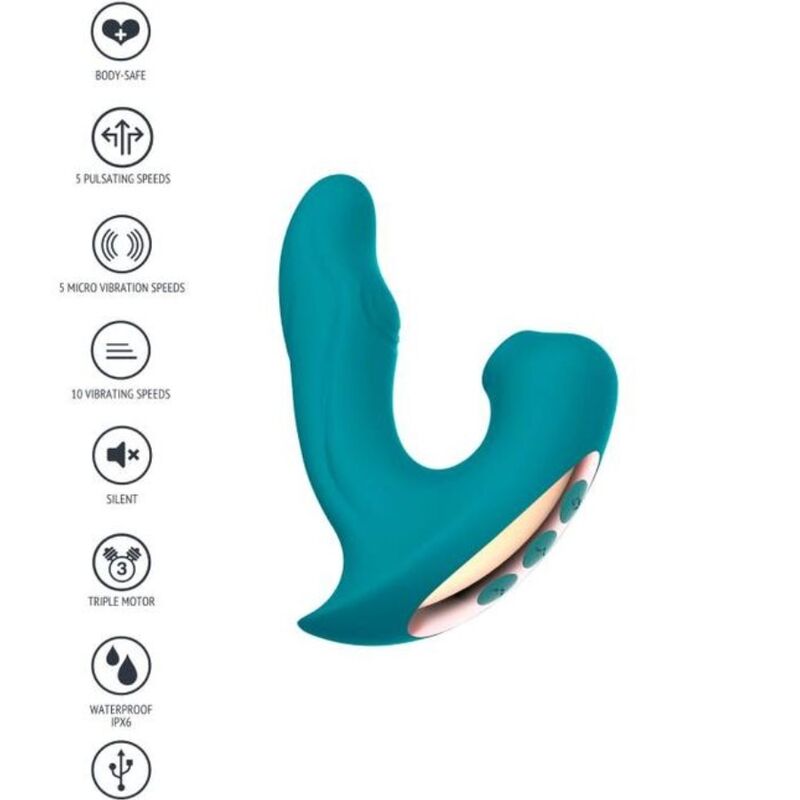 XOCOON - STIMULATEUR ETERNAL LOVE VIBE VERT XOCOON