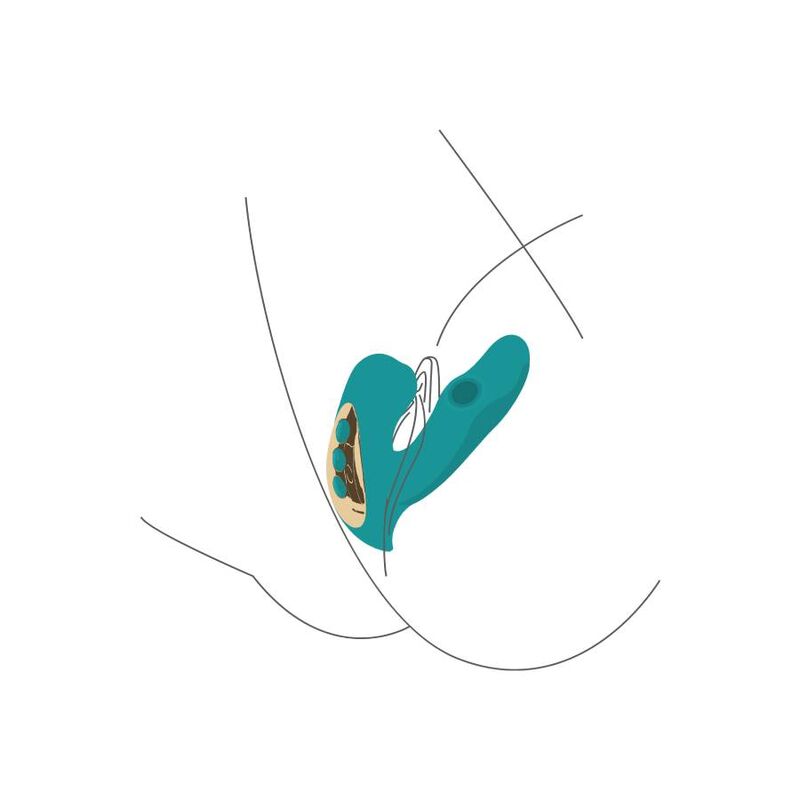 XOCOON - STIMULATEUR ETERNAL LOVE VIBE VERT XOCOON