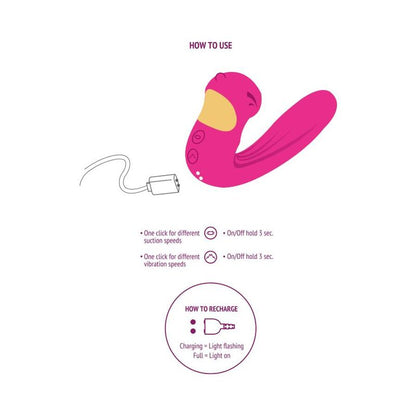 XOCOON - STIMULATEUR CELESTIAL LOVE VIBE FUCHSIA XOCOON