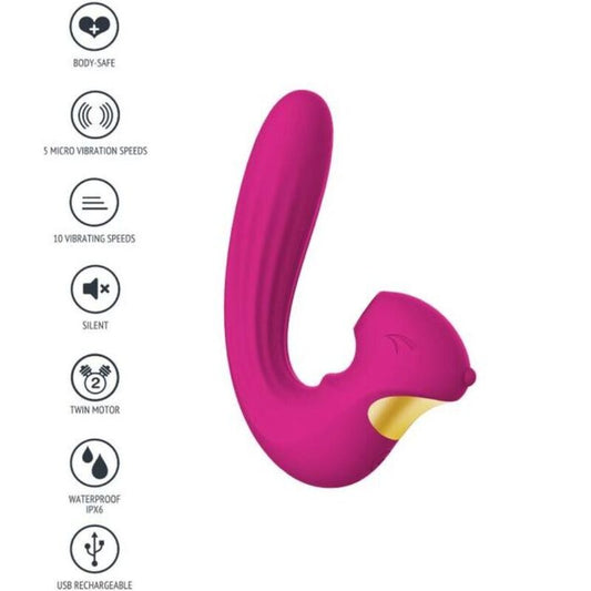 XOCOON - STIMULATEUR CELESTIAL LOVE VIBE FUCHSIA XOCOON