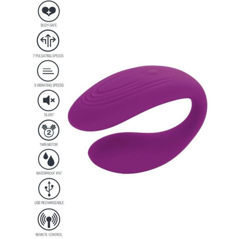 XOCOON - VIBRATEUR BOUND LOVE COUPLES VIOLET XOCOON