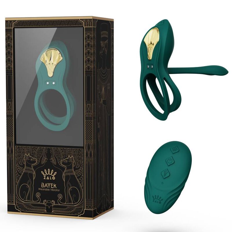 ZALO - BAGUE VIBRANTE COUPLES BAYEK VERTE ZALO